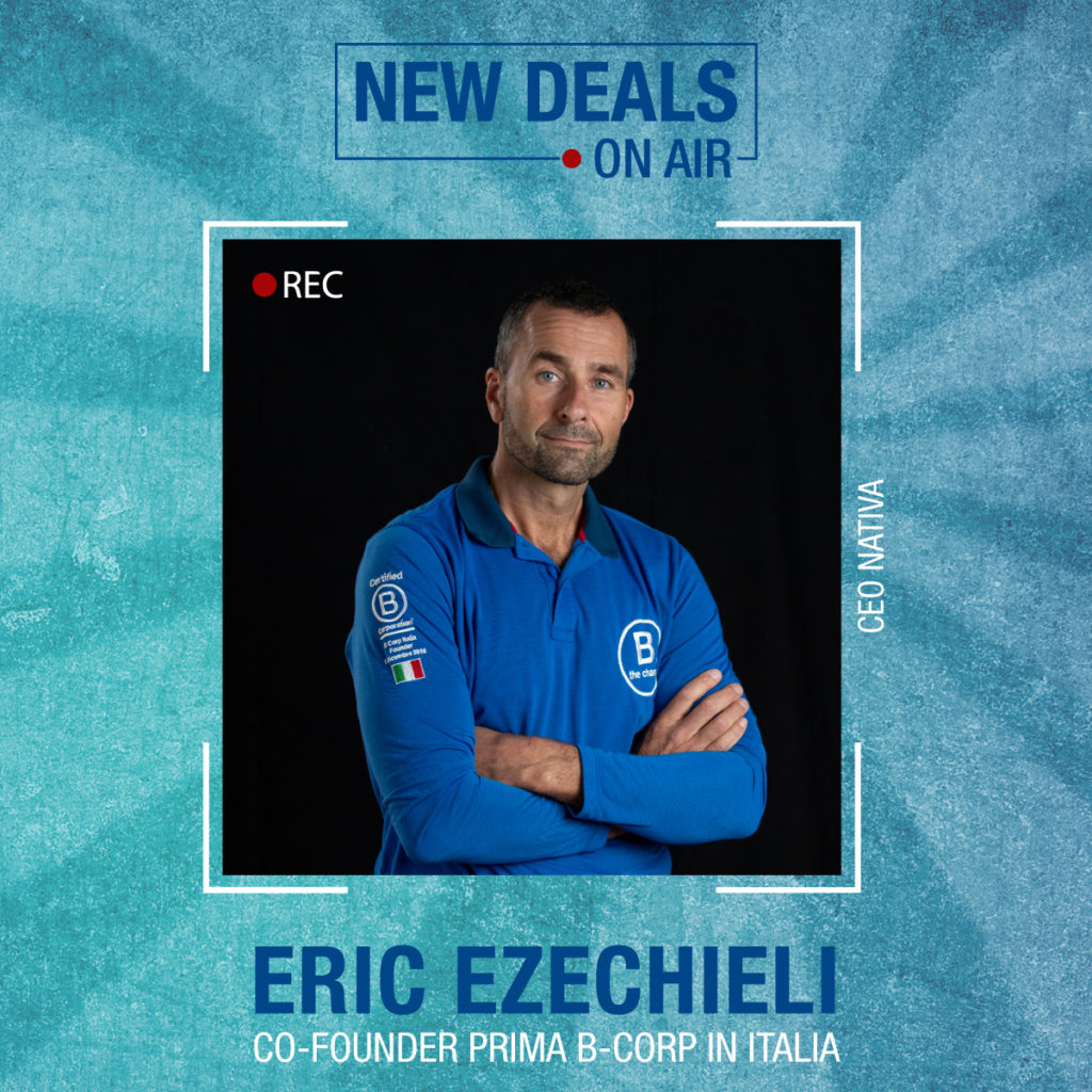 ERIC EZECHIELI PROTAGONISTA DEL SECONDO VIDEO INCONTRO DI NEW DEALS ON AIR